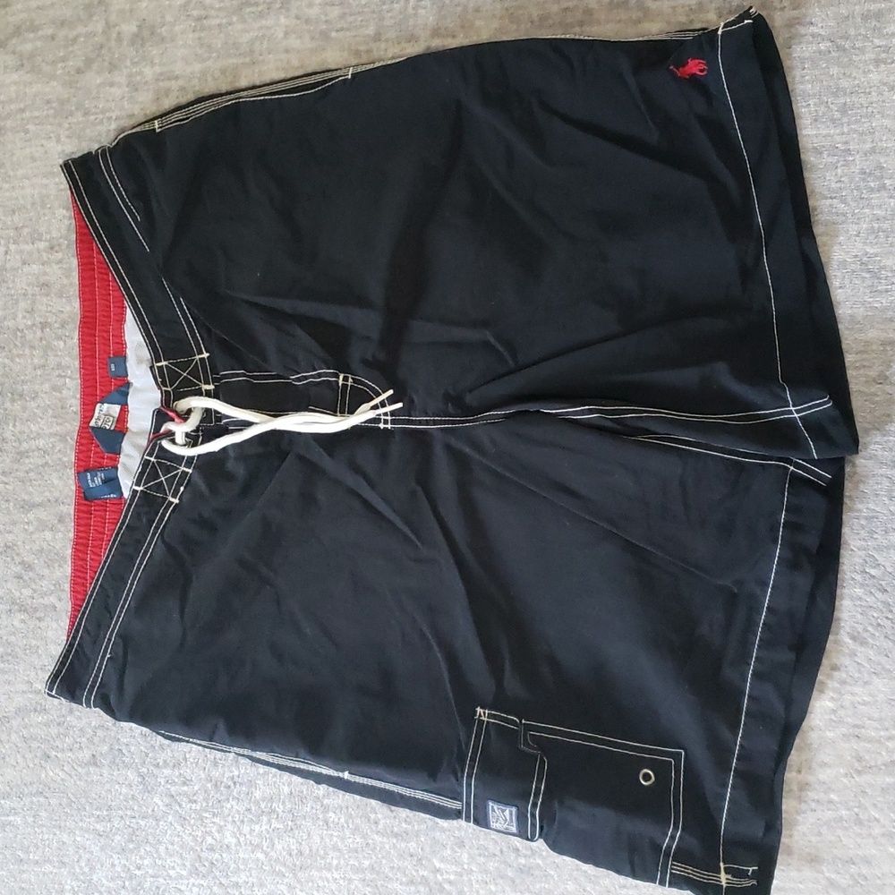 Mens polo swim trunks